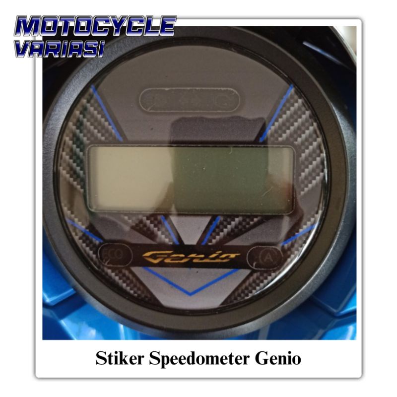 Stiker Genio Stiker Speedometer Genio Cover Spidometer Genio