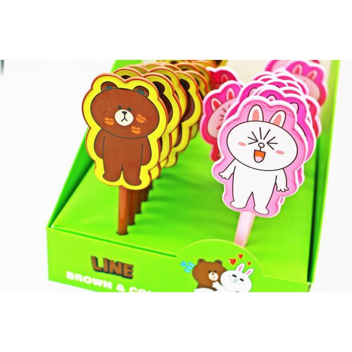 

Unik GEL PEN LINE COLOK KARAKTER LINE / PULPEN GEL BALLPOINT BROWN CONY Murah