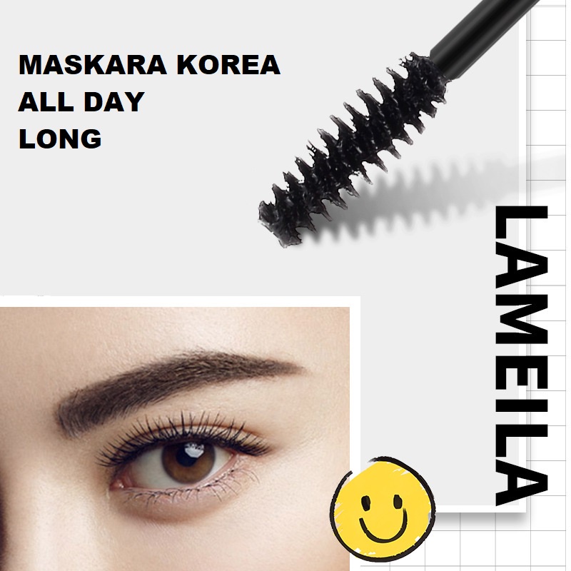 LAMEILA MASKARA KOREA ~ Mascara New All Day Long 2 Warna  - 740