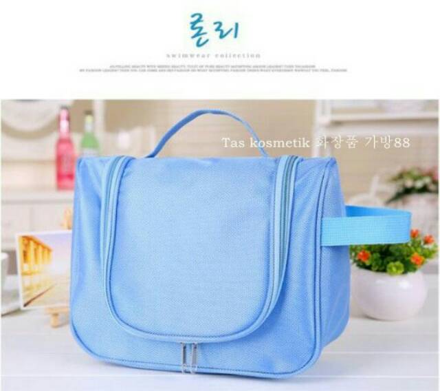 KOREAN TOILETRIS ORGANIZER TAS KOSMETIK PERLENGKAPAN MANDI MODEL GANTUNG ok  good quality