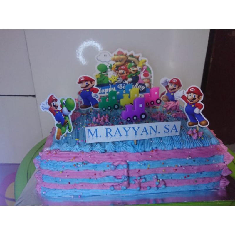 

kue ulang tahun karakter mario