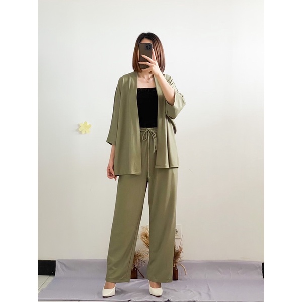 Ciella Set (1 Set Outer + Pants Knit Premium)