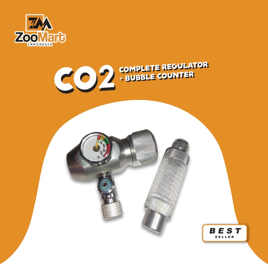 Blue Tank Co2 Complete Regulator + Bubble Counter / Aquascape / Co 2