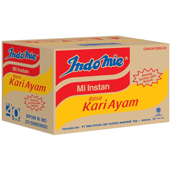 

Indomie Kari Ayam Karton