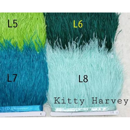 ➷ BULU OSTRICH PANJANG 1METER ✫