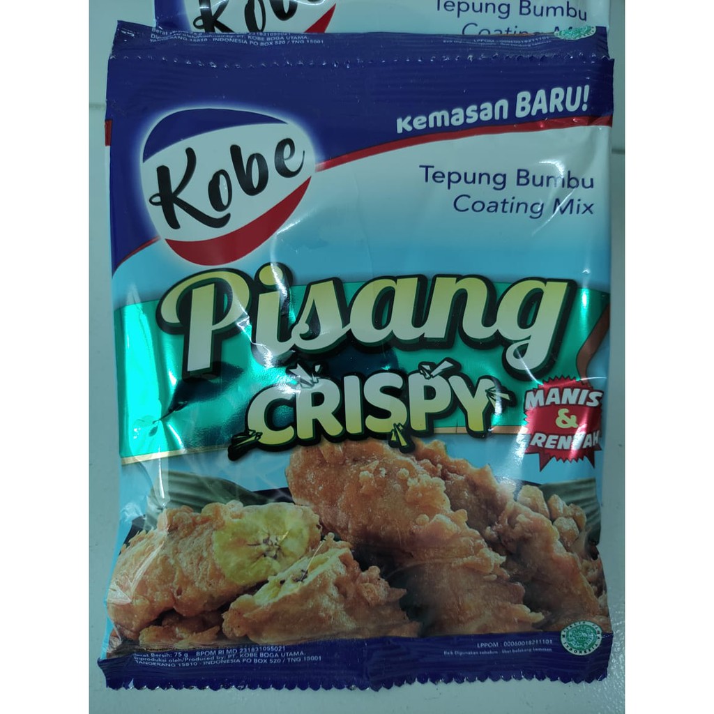 

KOBE Tepung Bumbu Pisang Crispy 75gr Sachet