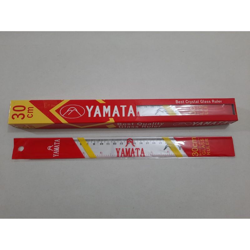 

(12pcs) mistar plastik yamata 30 cm