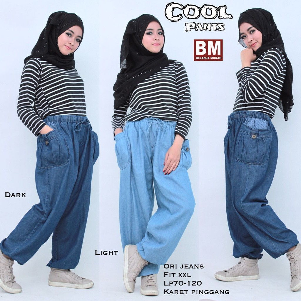 COOL PANTS CELANA JOGER BAHAN ORI JEANS ORIGINAL BY BM