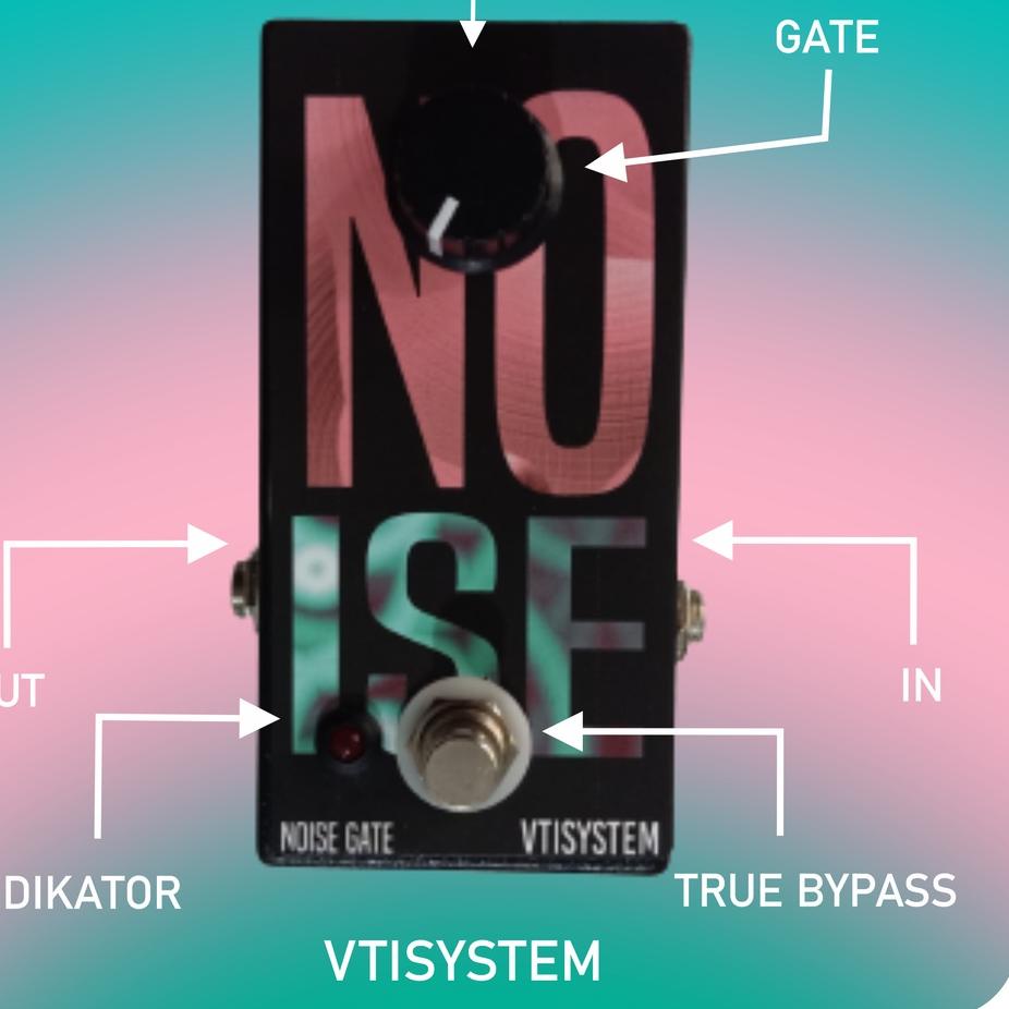 SALEE.. Efek Gitar Noise Gate - Noise Gate Pedal Termurah Premium VTISYSTEM