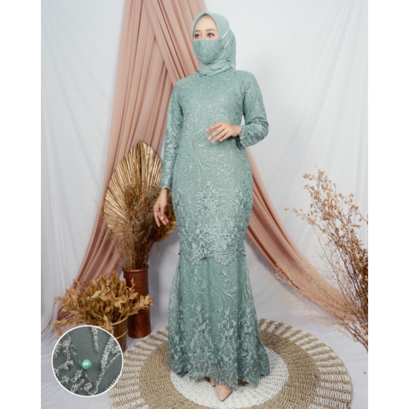 Gamis duyung Bali kebaya/gamis pesta/gamis modern/gamis muslim