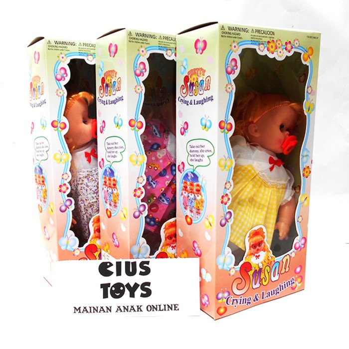 Boneka Susan Crying And Laughing - Boneka Susan Tertawa dan Menangis