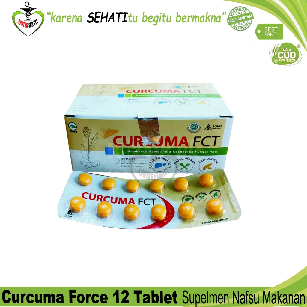 Curcuma Force Tablet Penambah Nafsu Makan