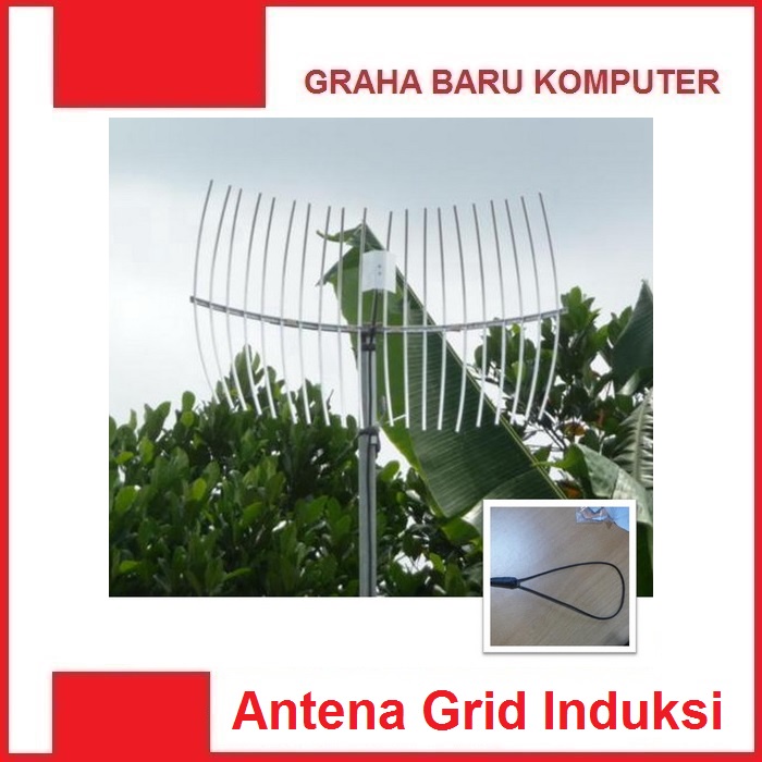 Antena Penguat Sinyal Grid Induksi 10M Internet Modem HP