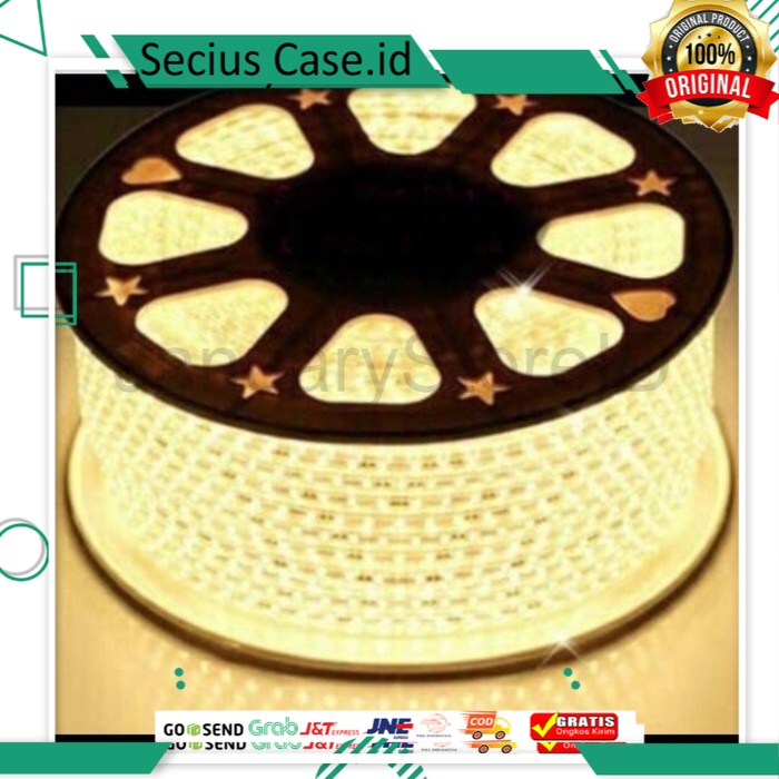 LAMPU LED STRIP 5050 LAMPU PLAFON CEILING eceran meteran - Putih