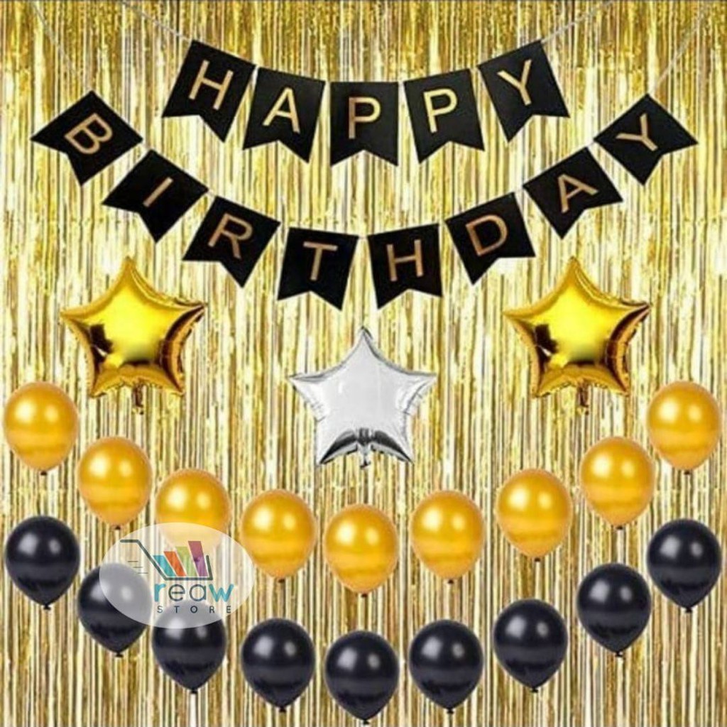 Paket Dekorasi Hiasan Balon Ulang Tahun Happy Birthday Paket Dekorasi Hiasan Balon Ulang Tahun Happy Birthday