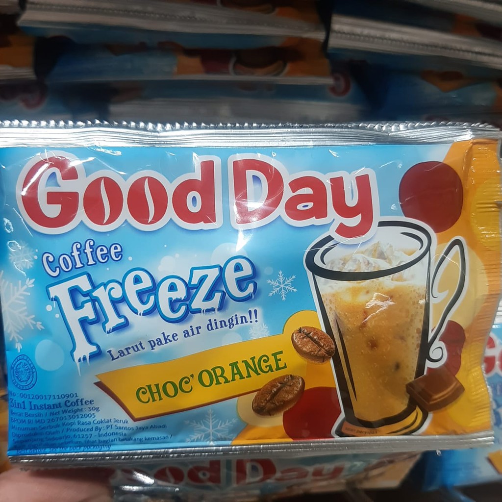 

Good Day Choco Orange 30 gr - Sachet