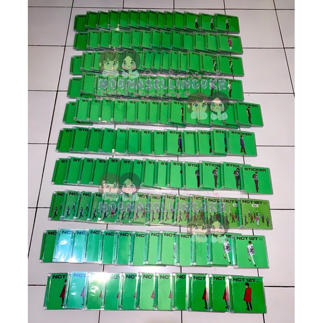 READY STOCK NCT 127 STICKER ALBUM + POSTER JEWEL CASE HAECHAN DOYOUNG MARK GROUP