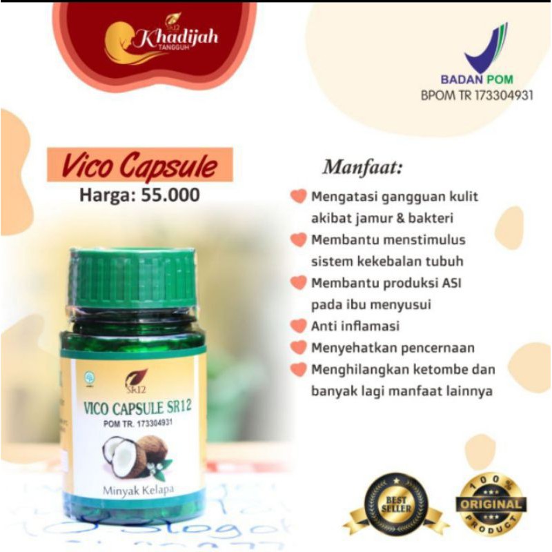 

VICO CAPSULE SR12/ PENAMBAH NAFSU MAKAN