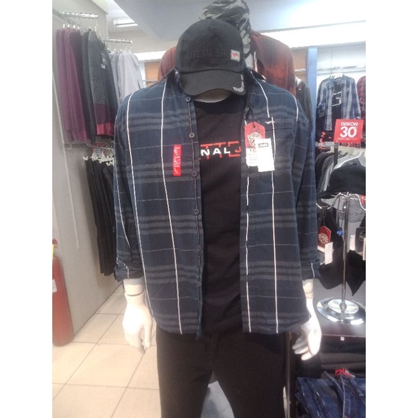 kemeja panjang jeans Cardinal