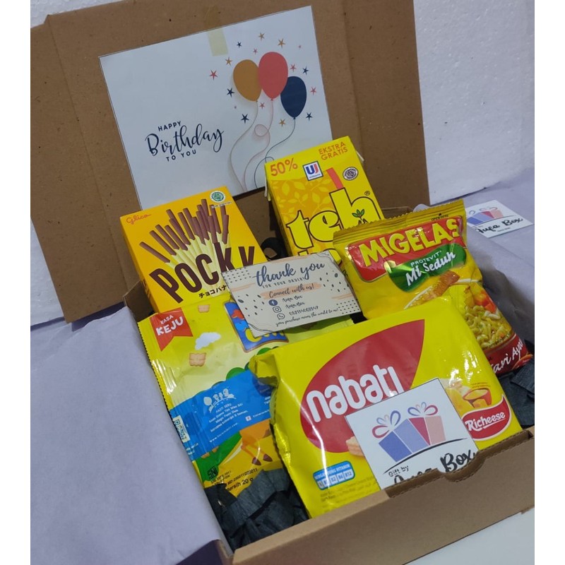 

READY Gift Box | Snack Box Murah | Snack Box Kuning