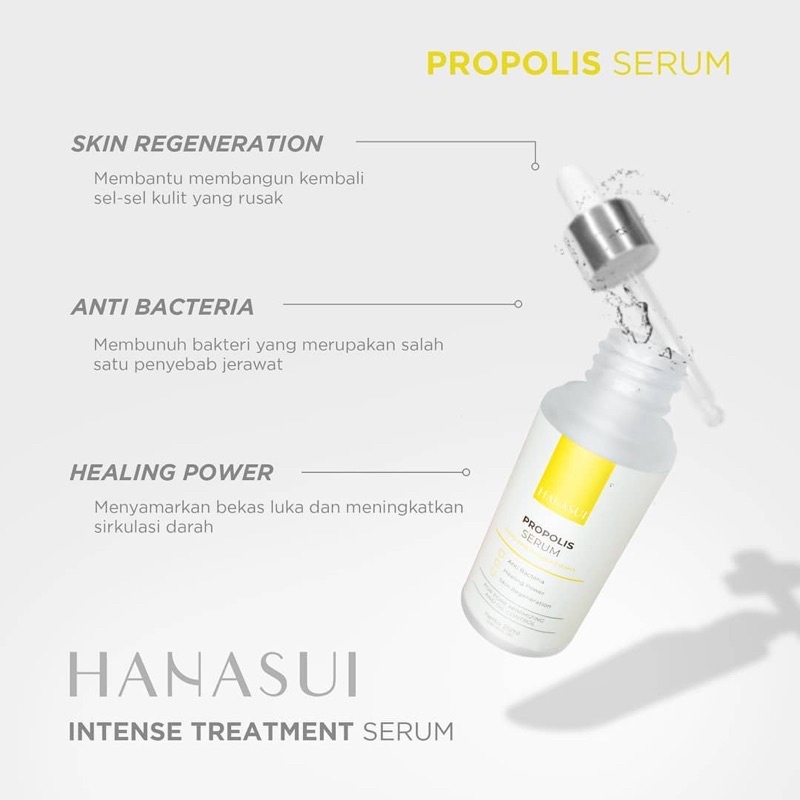 HANASUI Serum Indonesia / Gentle Cleanser Power Essence Toner Day Night Cream Spot Gel Lip Sleeping Cream Mud Peel Off Mask Masker Body Lotion Spa Exfoliating Gel Bar Soap / Men Naturgo Flawless Glow Acne Treatment Mattedorable Mineral Gold Paket Face Oil