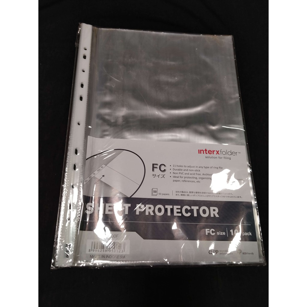 

Inter-X Sheet Protector Ukuran F4