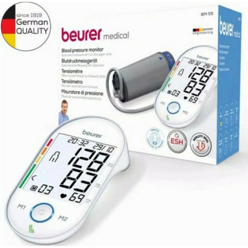 BEURER BR55/UMPR ARM BLOOD PRESSURE MONITOR TENSI METER DIGITAL BM