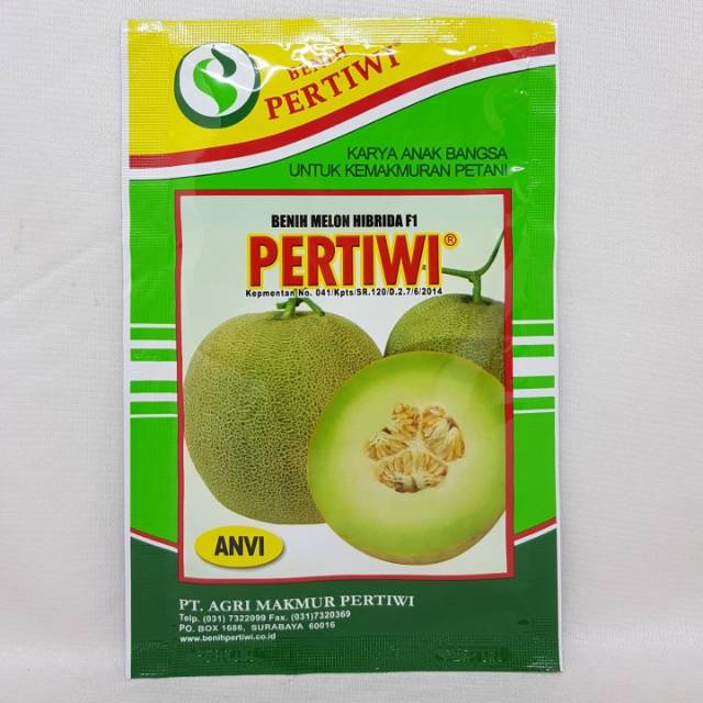 BENIH MELON PERTIWI ANTI VIRUS KEMASAN 550 SEED 