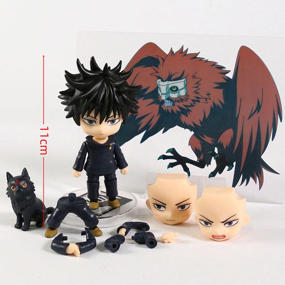 【 ELEGANT 】 Jujutsu Kaisen Mainan Decor Untuk Anak Fushiguro Megumi Anime Itadori Yuji Toy Figure Gojo Satoru