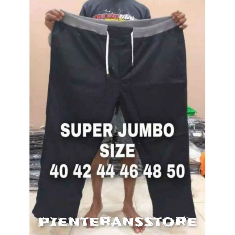 BIGSIZE SUPER JUMBO XXXXXL CELANA CHINO PANJANG PRIA