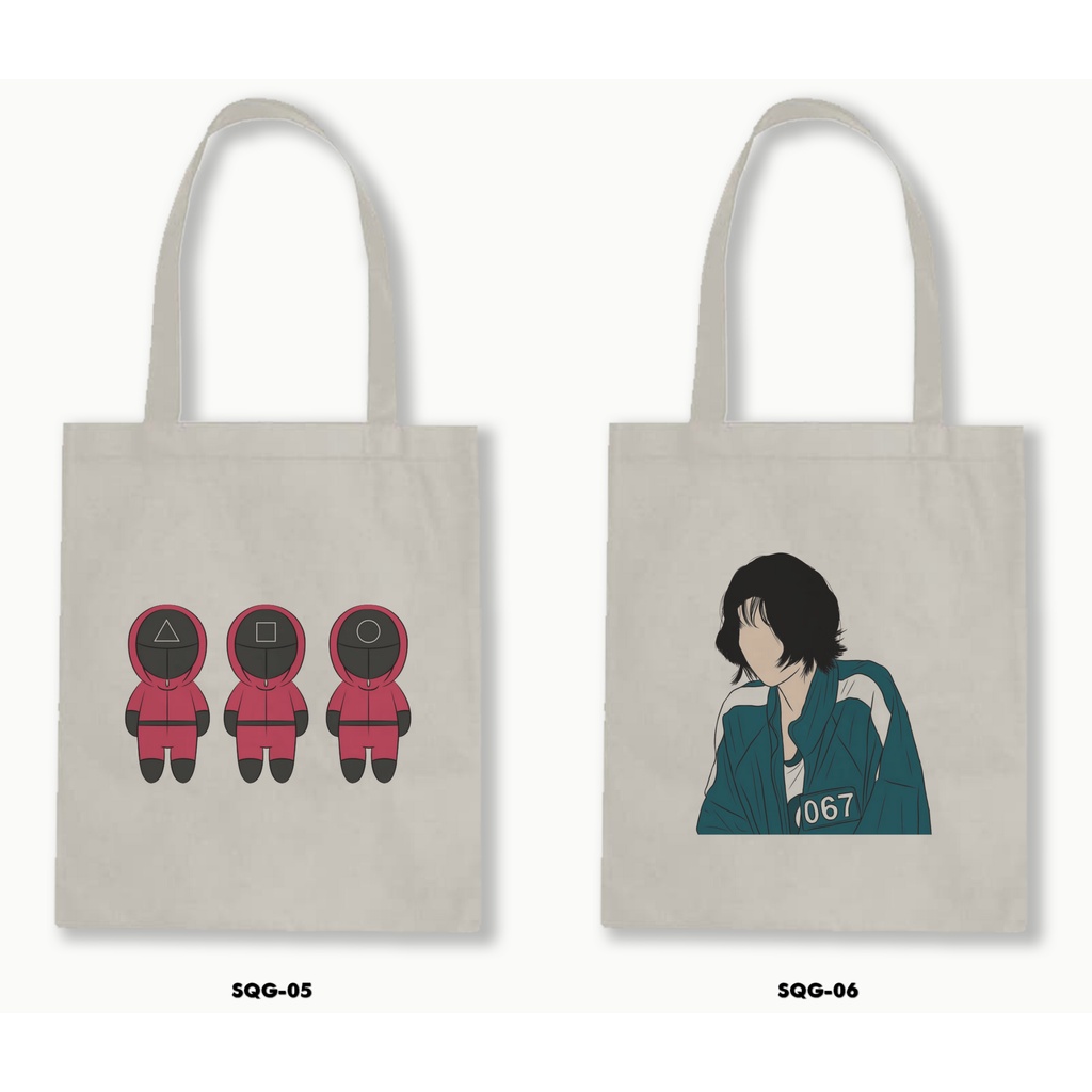 TOTE BAG BLACU - SQUID GAME