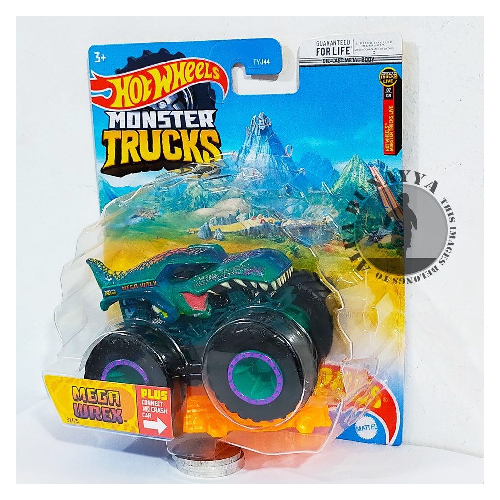 Hot Wheels Monster Trucks - MEGA WREX - Hotwheels Truck Original - Mainan Diecast Truk