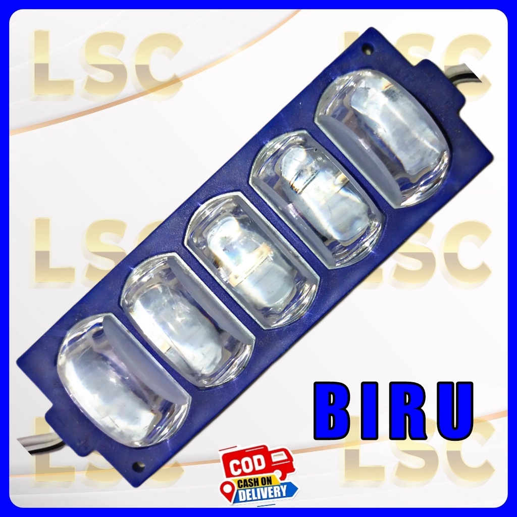 LAMPU LED 5 mata INJECTION 12-24 volt, variasi mobil motor truk bis