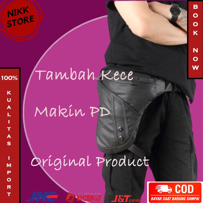 Tas Paha Pria Kulit AB316 Tactical Import Original Keren Tracker Balap Ori Impor