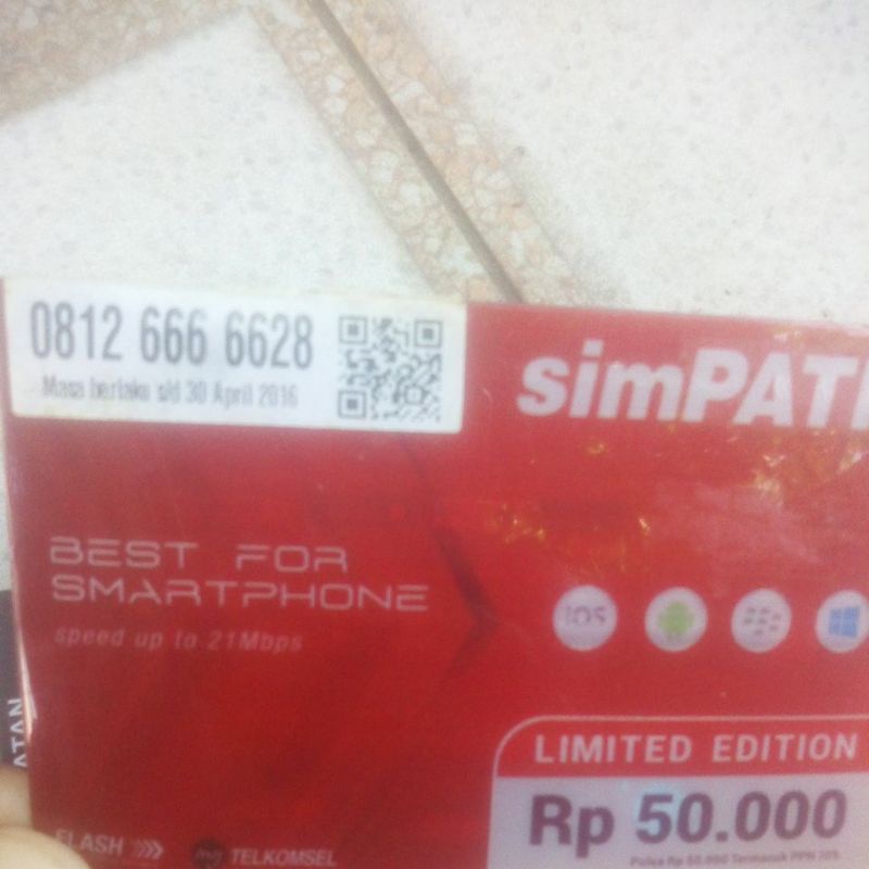 Nomor Cantik Kartu Perdana Simpati 11 Digit