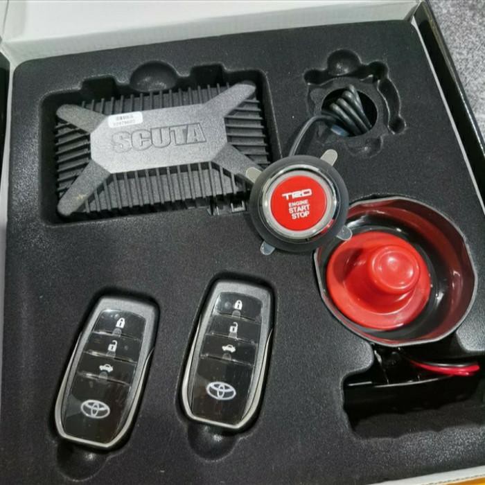wiliyanishop016- Alarm Mobil Remote Toyota TRD Scuta Smart Engine Start Stop Diskon