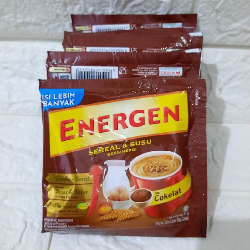 

Energen Sereal 29g 1 renceng isi 10 sachet