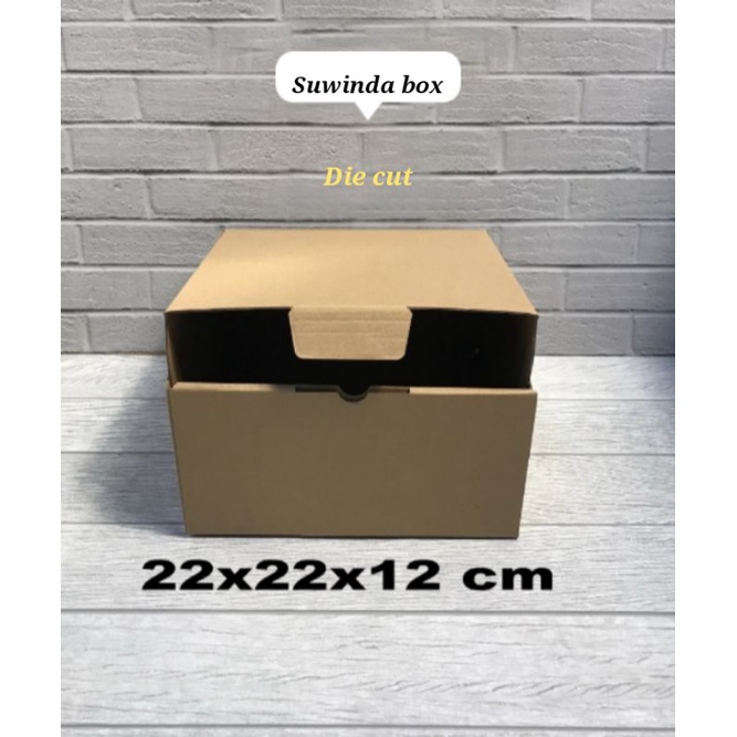 

KARDUS/KARTON/BOX Uk.22x22x12 cm .....model kardus pizza