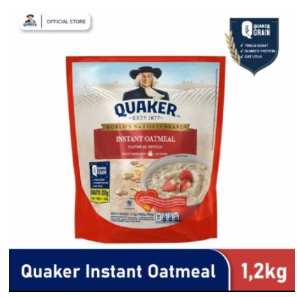 

QUAKER INSTANT OATMEAL 1.2KG