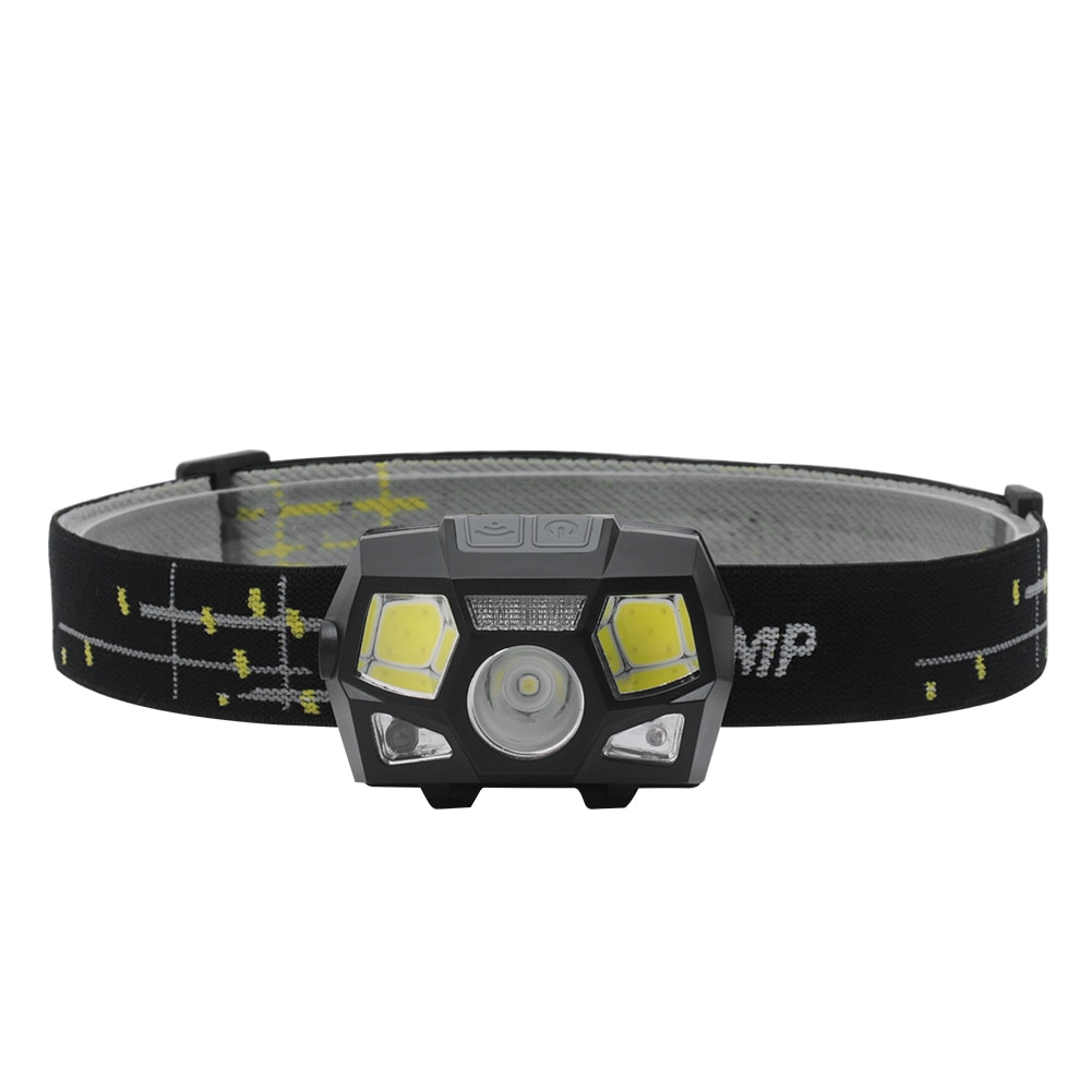 TaffLED Senter LED Kepala Headlamp Flashlight Rechargeable USB