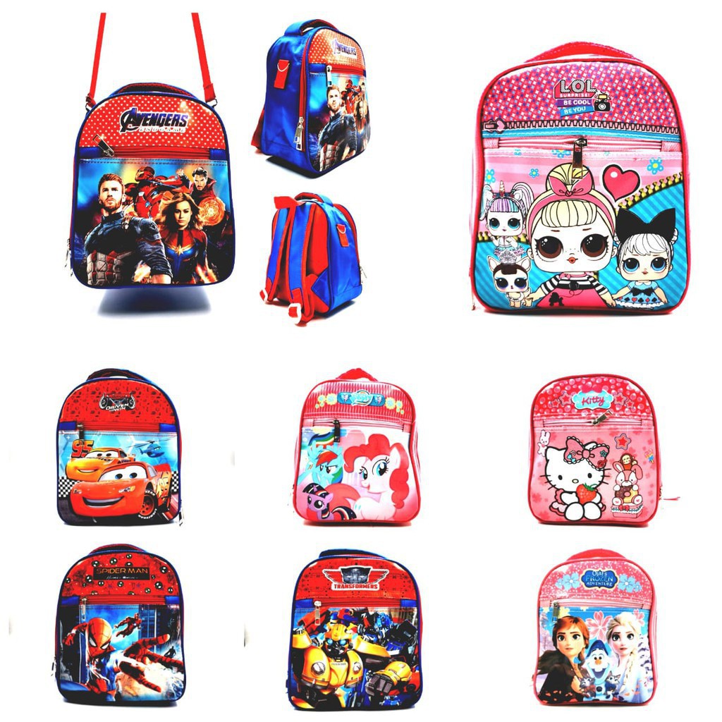 [PA] TAS ANAK PAUD / TK SEKOLAH MURAH 3 IN 1 TAYO IMPORT ANTI AIR WATERPROOF