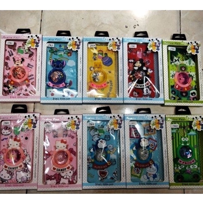 CASE KARAKTER MOTIF CEWE+TEMPERED GLASS RANDOM SAMSUNG J7 DUO VIVO Y83