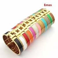 GELANG SUPER PREMIUM H FULL TITANIUM ANTI KARAT FASHION AKSESORIS 05