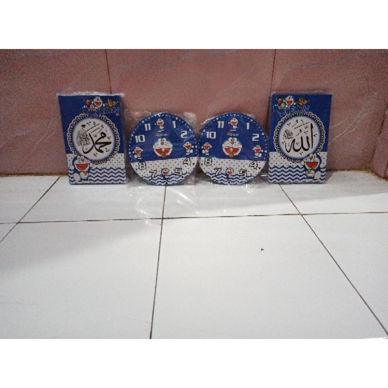 JAM DINDING KARAKTER + KALIGRAFI