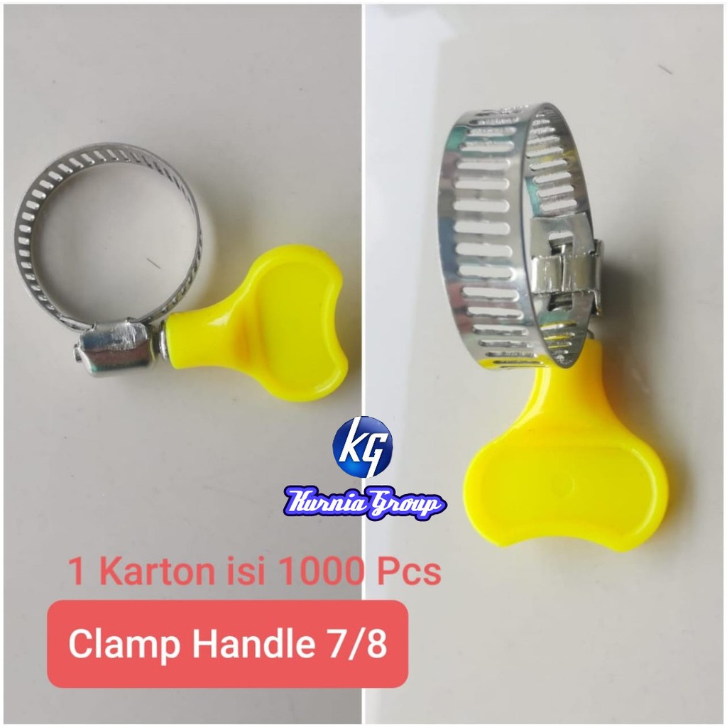 Klem Selang GAS Stenlis 5/8 &quot; Buat klem Kompor LPG ELPIJI Selang Air Model Kupu Pengait Regulator