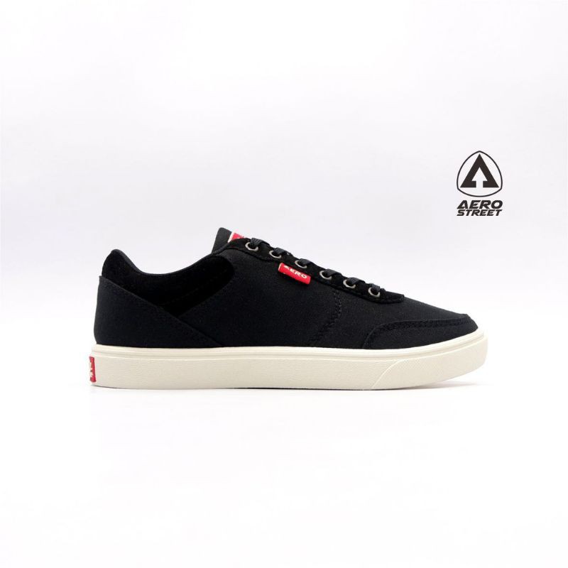 Aerostreet 39 Brave Low Hitam - Sepatu Sneakers Casual Sport Pria Wanita Aero Street 21AA30