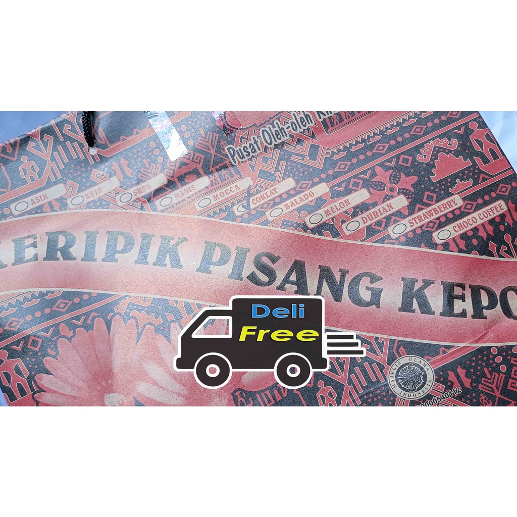 

Keripik pisang cokelat khas lampung 225g, 450g, 1kg