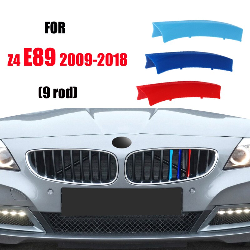 3pcs Klip Strip Dekorasi Grill Depan Mobil Untuk BMW Z4 2002-2021 Roadster E89 E85 G29 M Performance