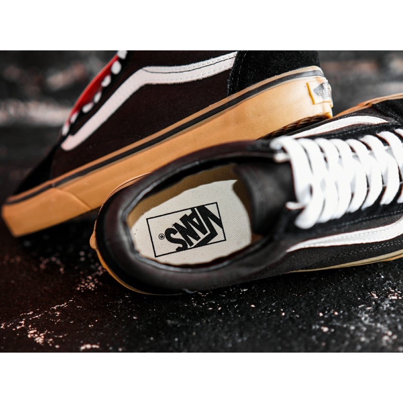 V4NS OLDSKOOL BLACK/GUM CLASSIC ORIGINAL 100%