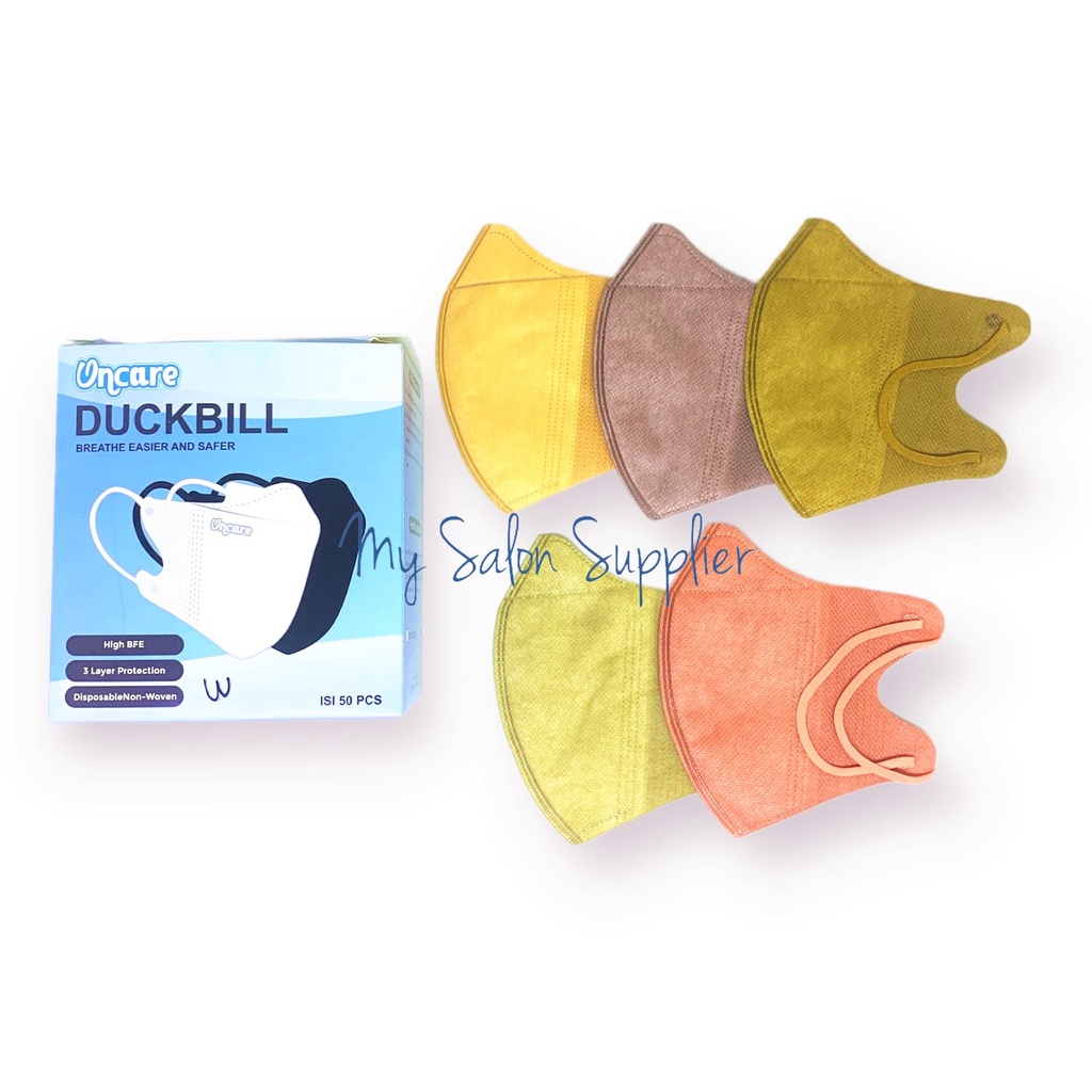 Masker Disposable 3 Ply Earloop DUCKBILL WARM Isi 50 / Masker Mulut